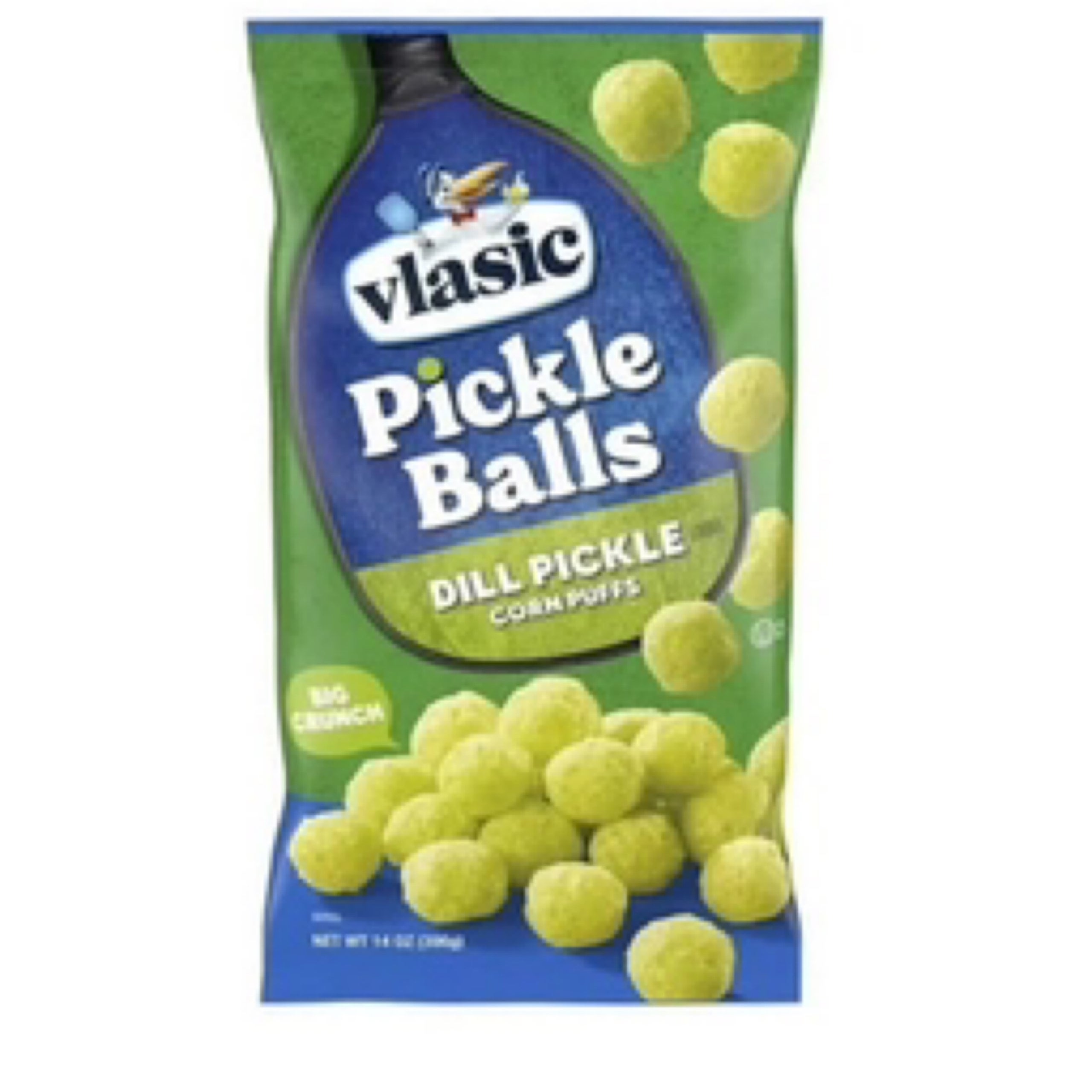 Vlasic Pickle Balls Dill Pickle Corn Puffs | Trap Fruit Candy Co.